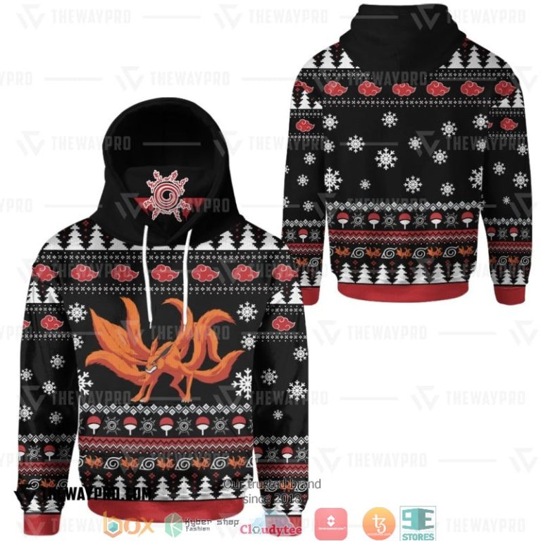 Naruto-Nine-Tailed-Christmas-Ugly-Pattern-Snood-Hoodie-3