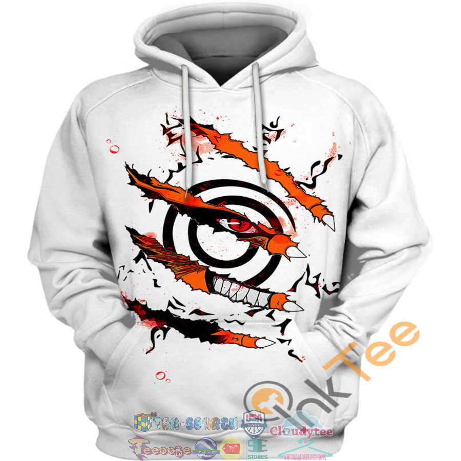 Naruto Seal Transparent Hoodie 3D Naruto Seal Transparent Hoodie 3D