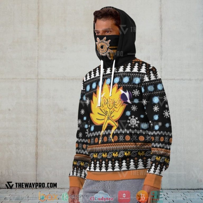 Naruto-Shippuden-Asura-Kurama-Mode-Christmas-Ugly-Pattern-Snood-Hoodie-2