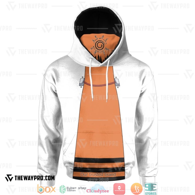 Naruto Shippuden The Seventh Hokage Uzumaki Naruto Snood Hoodie Naruto Shippuden The Seventh Hokage Uzumaki Naruto Snood Hoodie