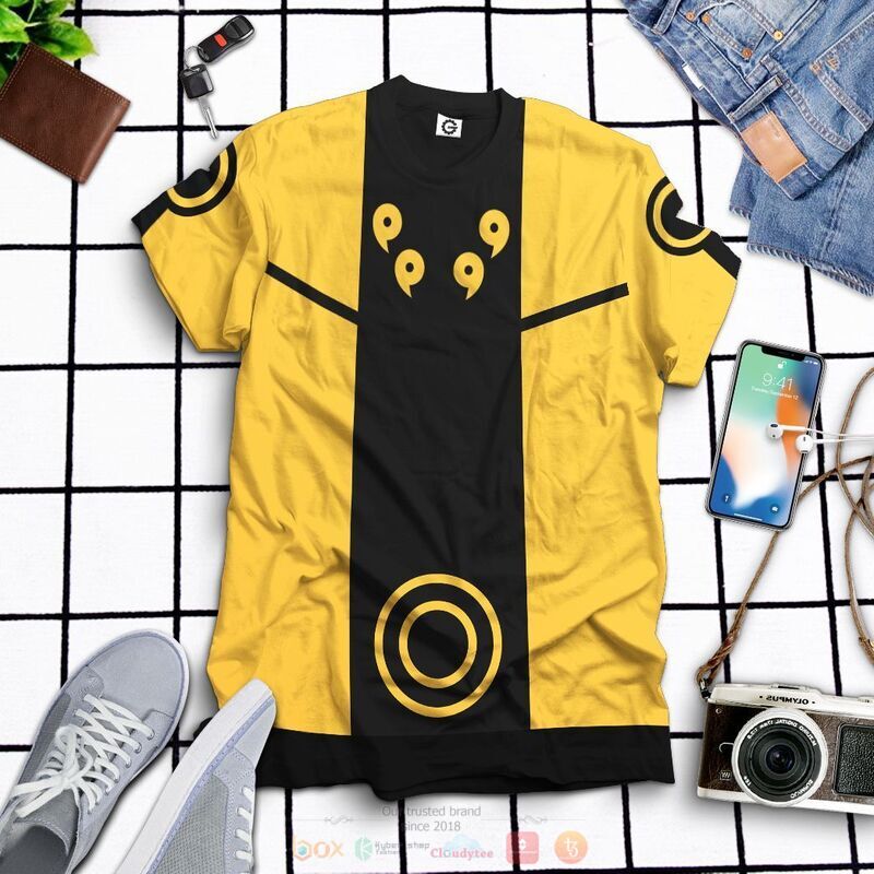 Naruto Six Path Mode 3D Shirt Naruto Six Path Mode 3D Shirt