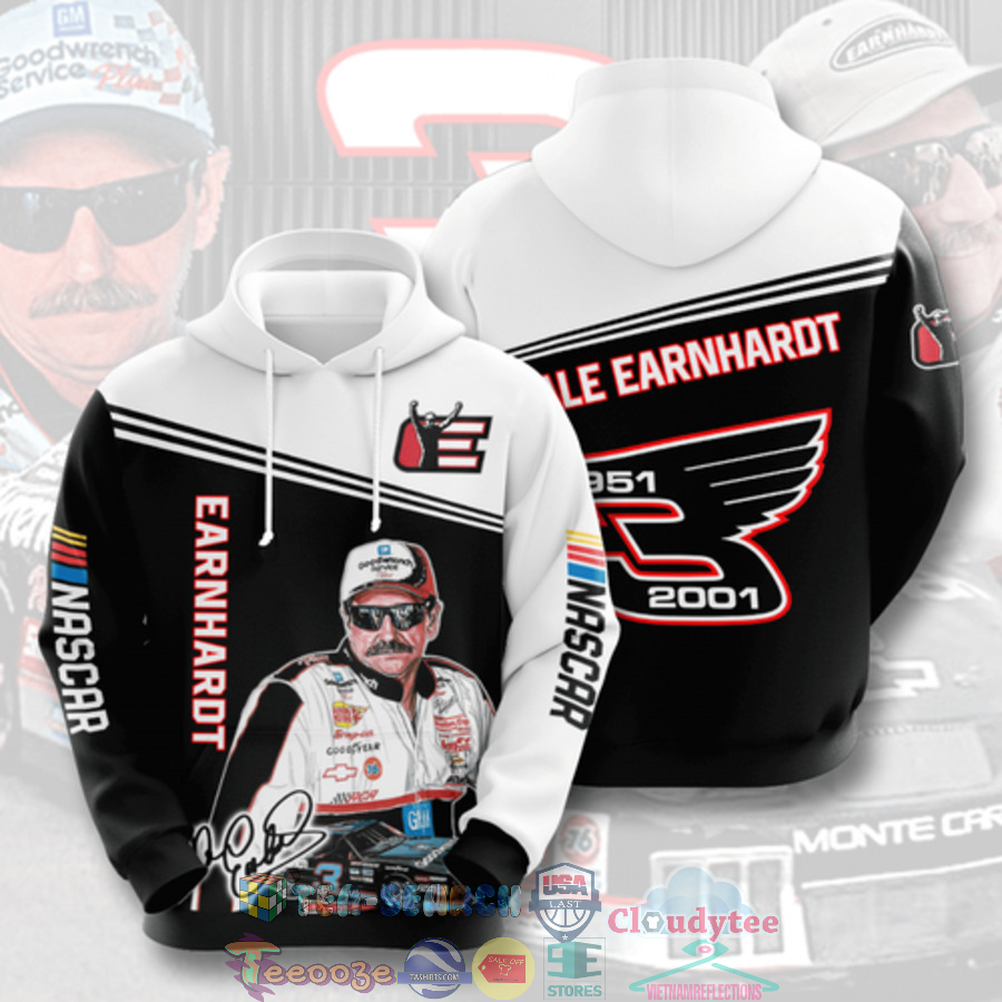 Nascar Dale Earnhardt Signature Hoodie 3D Nascar Dale Earnhardt Signature Hoodie 3D