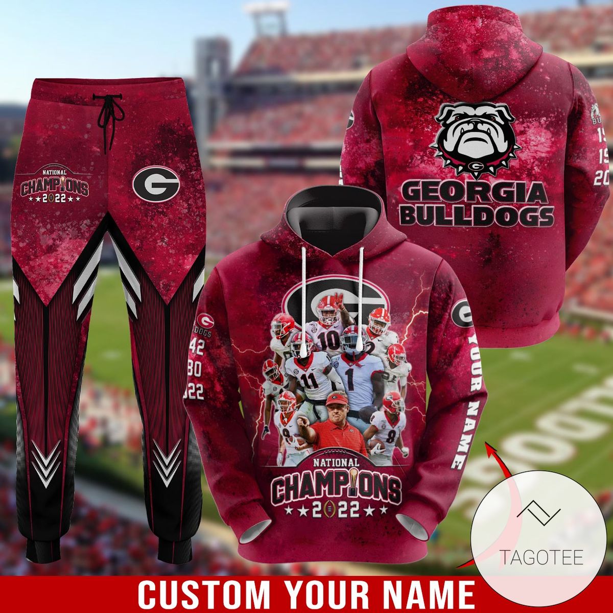 National Championship Georgia Bulldogs Hoodie And Pants National Championship Georgia Bulldogs Hoodie And Pants