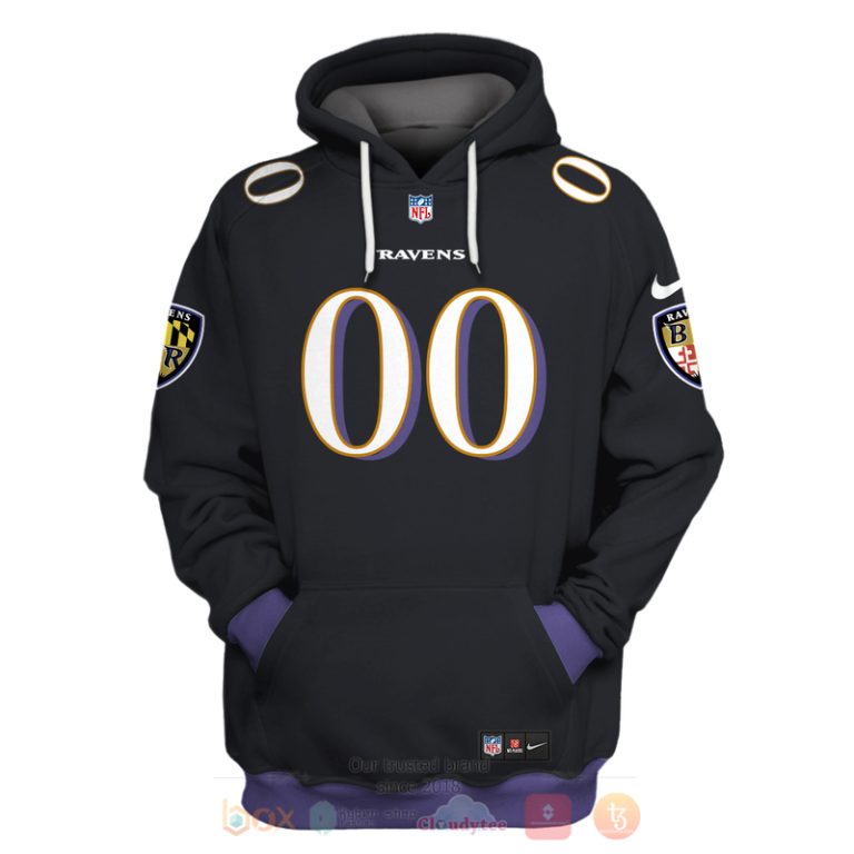 National-Football-League-Baltimore-Ravens-Personalized-3D-Hoodie-Jersey-Shirt-2