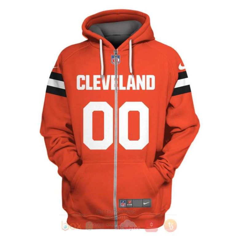 National-Football-League-Cleveland-Browns-Personalized-3D-Hoodie-Jersey-Shirt-2