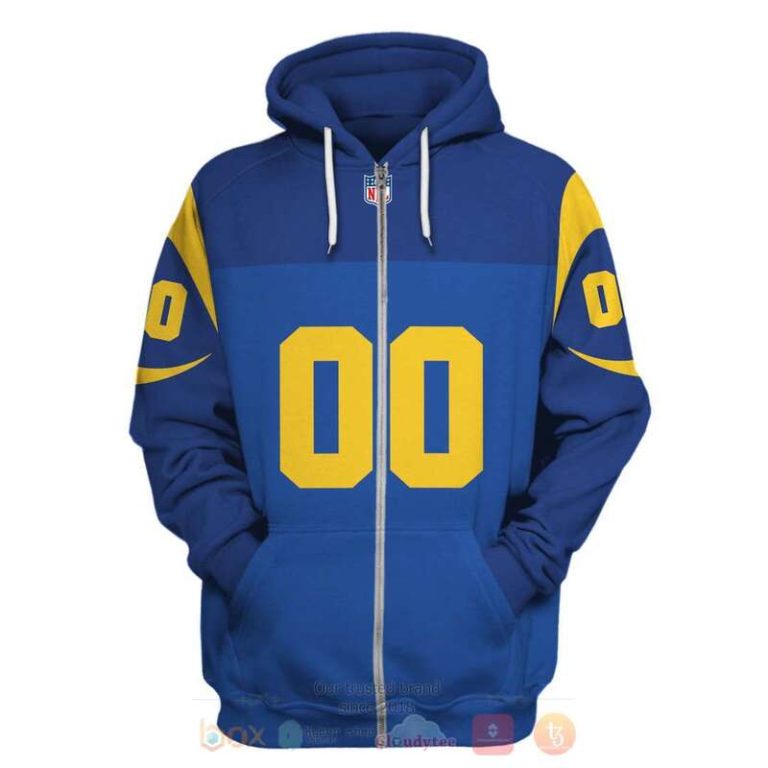 National-Football-League-Los-Angeles-Rams-Personalized-3D-Hoodie-Jersey-Shirt-2