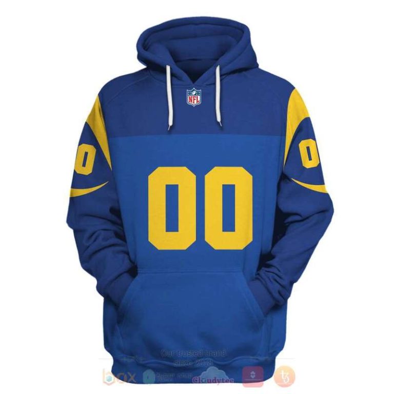 National-Football-League-Los-Angeles-Rams-Personalized-3D-Hoodie-Jersey-Shirt-3