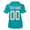 National Football League Miami Dolphins Personalized 3D Hoodie