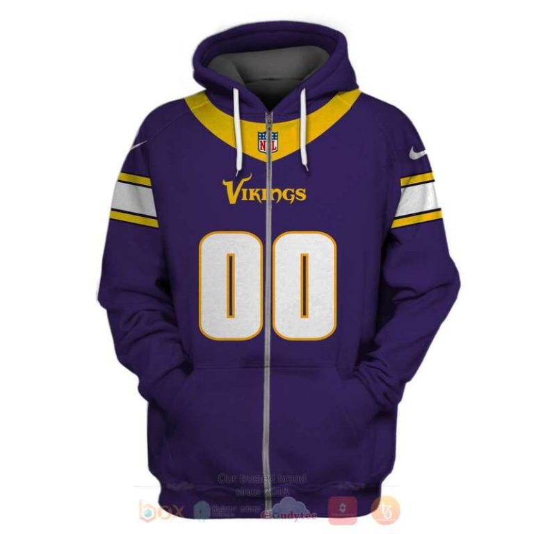 National-Football-League-Minnesota-Vikings-Personalized-3D-Hoodie-Jersey-Shirt-2