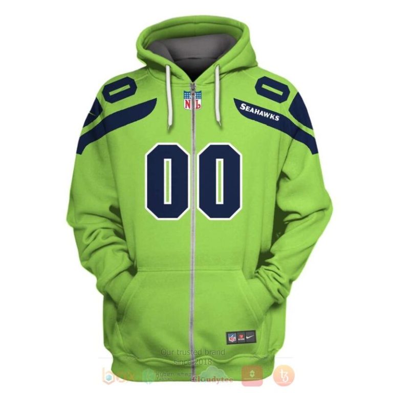 National-Football-League-Seattle-Seahawks-Personalized-3D-Hoodie-Jersey-Shirt-2