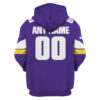 National Football League Team Minnesota Vikings Personalized 3D Hoodie