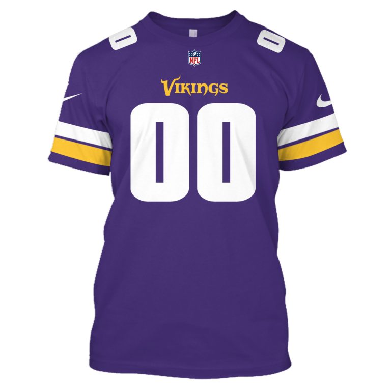 National-Football-League-Team-Minnesota-Vikings-Personalized-3D-Hoodie-Jersey-Shirt-3