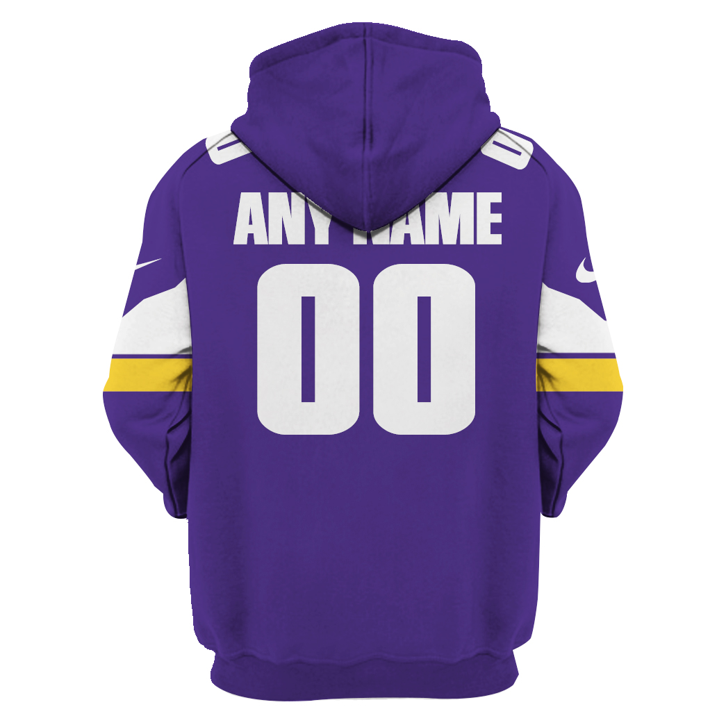 National Football League Team Minnesota Vikings Personalized 3D Hoodie National Football League Team Minnesota Vikings Personalized 3D Hoodie