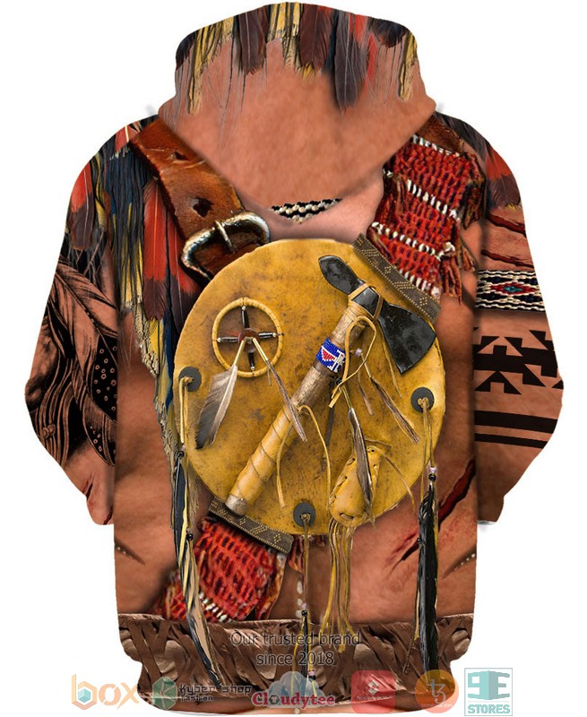 Native-Ameican-Warrior-Style-3D-Shirt-Hoodie-2