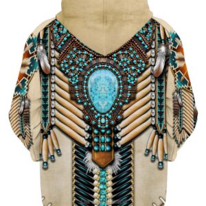Native American Necklace 3D Hoodie