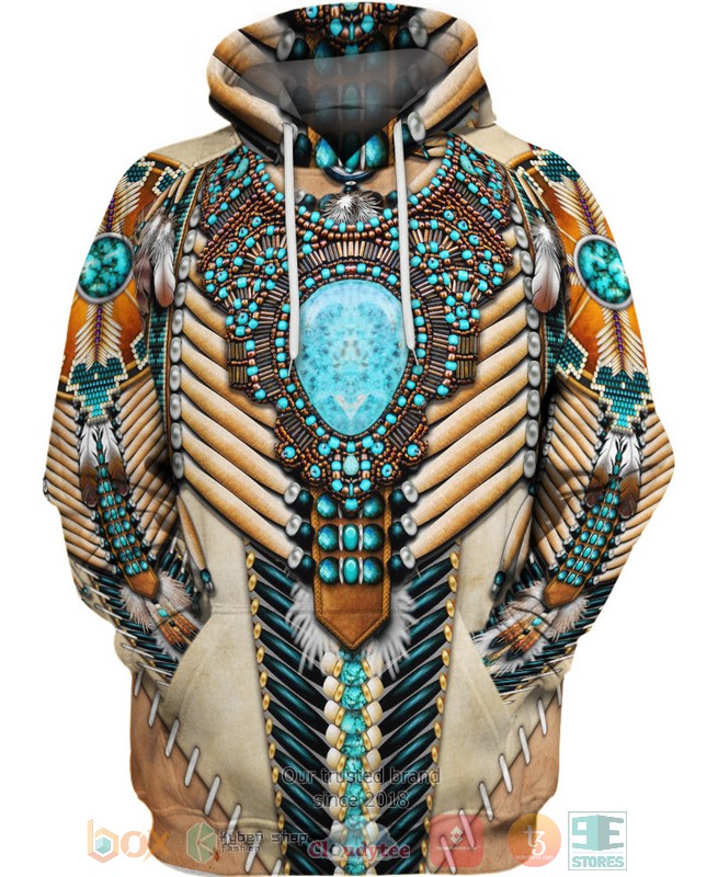 Native-American-Necklaces-3D-Hoodie-1