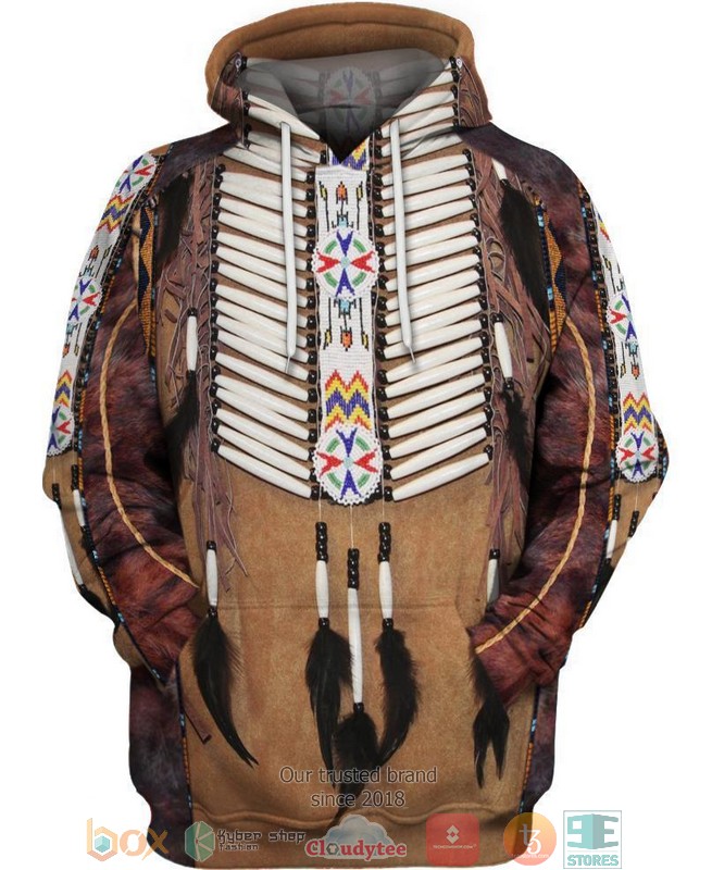 Native-American-Ooze-3D-Hoodie-1
