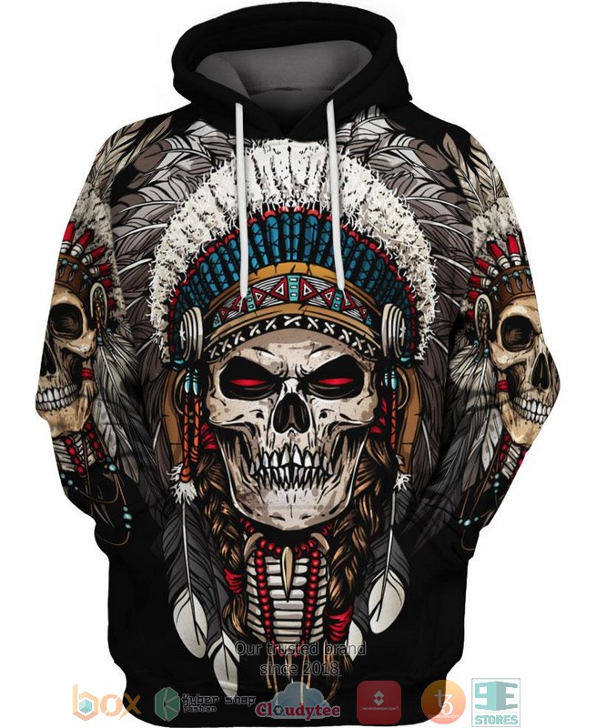 Native-American-Skull-3D-Hoodie-1