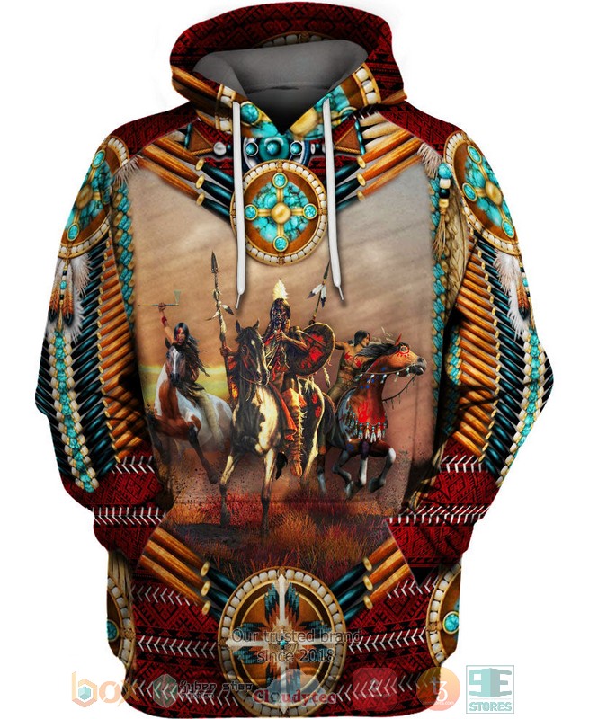 Native-American-Warrior-3D-Hoodie-1-1