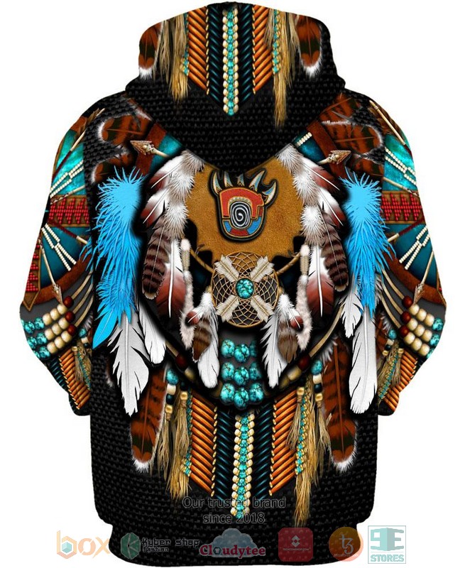 Native-Bear-Motifs-3D-Shirt-Hoodie-3-1