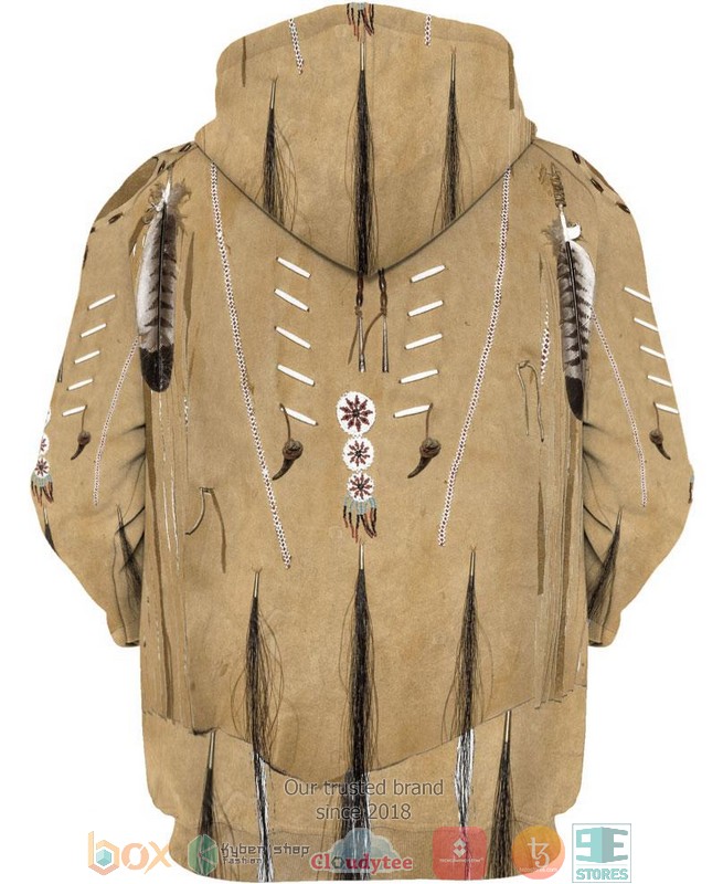 Native Light Brown 3D Hoodie Native Light Brown 3D Hoodie