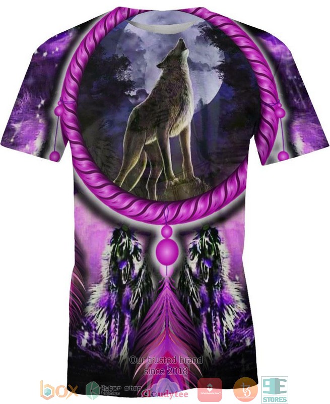 Native-Wolf-Violet-3D-Shirt-Hoodie-2
