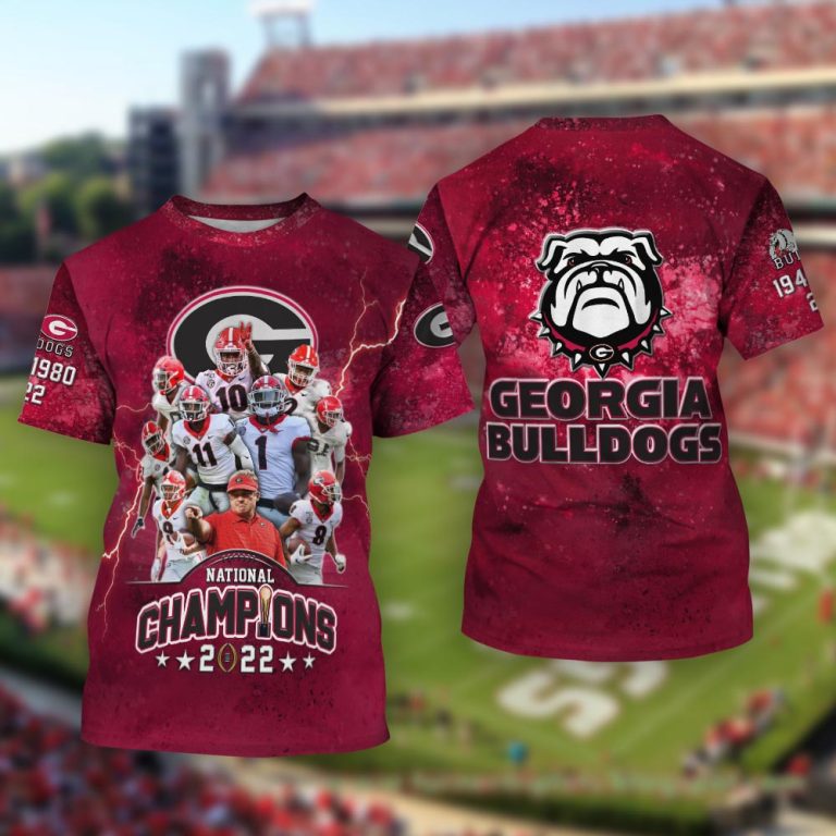 Ncaa-Georgia-Bulldogs-Champions-2022-Custom-Name-3D-Hoodie-Shirt-2