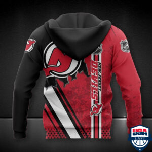New Jersey Devils Nhl Ver 7 All Over Printed Hoodie