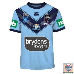 New South Wales Origin Nrl Personalized 3D Hoodie T-Shirt