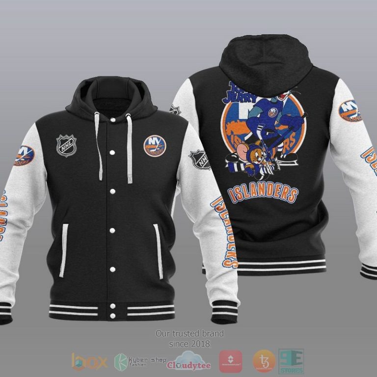 New-York-Islanders-Nhl-Tom-And-Jerry-Baseball-Hoodie-Jacket-1