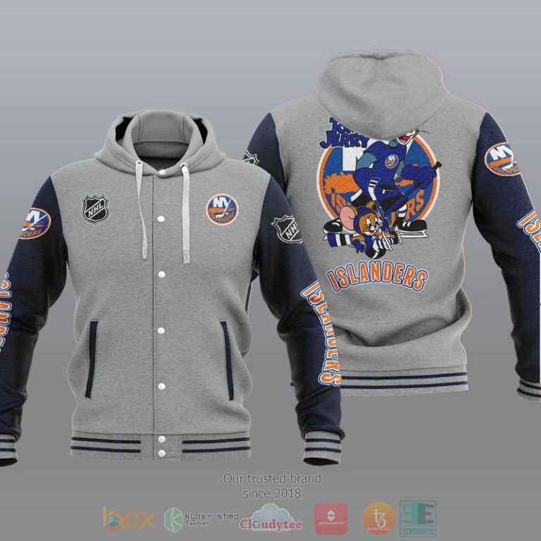 New-York-Islanders-Nhl-Tom-And-Jerry-Baseball-Hoodie-Jacket-2