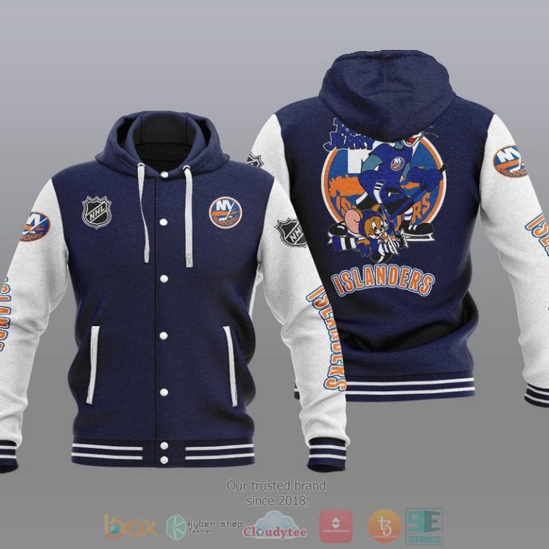 New-York-Islanders-Nhl-Tom-And-Jerry-Baseball-Hoodie-Jacket-3