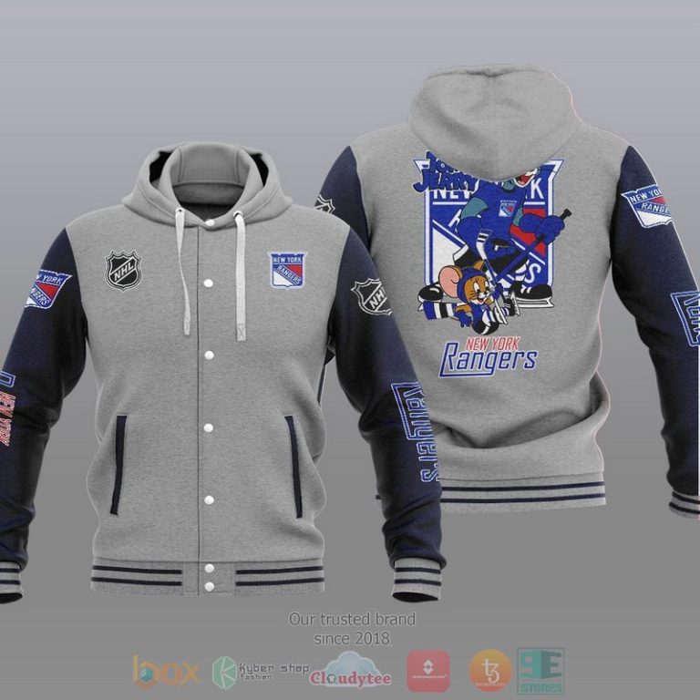 New-York-Rangers-Nhl-Tom-And-Jerry-Baseball-Hoodie-Jacket-2