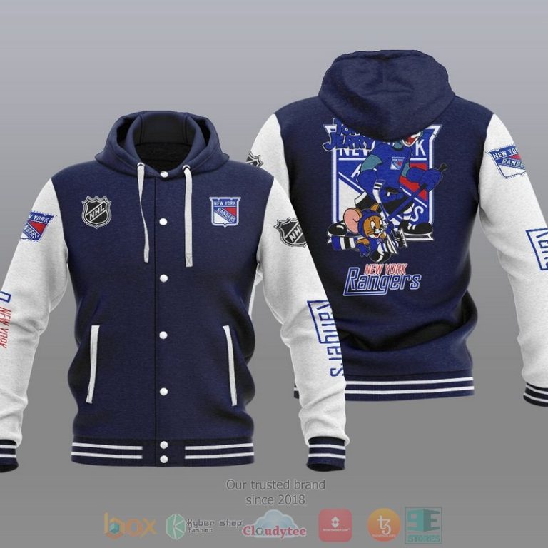 New-York-Rangers-Nhl-Tom-And-Jerry-Baseball-Hoodie-Jacket-3