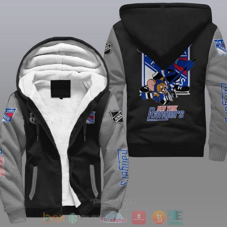 New-York-Rangers-Nhl-Tom-And-Jerry-Fleece-Hoodie-2