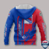 New York Rangers Ver 1 All Over Printed Hoodie