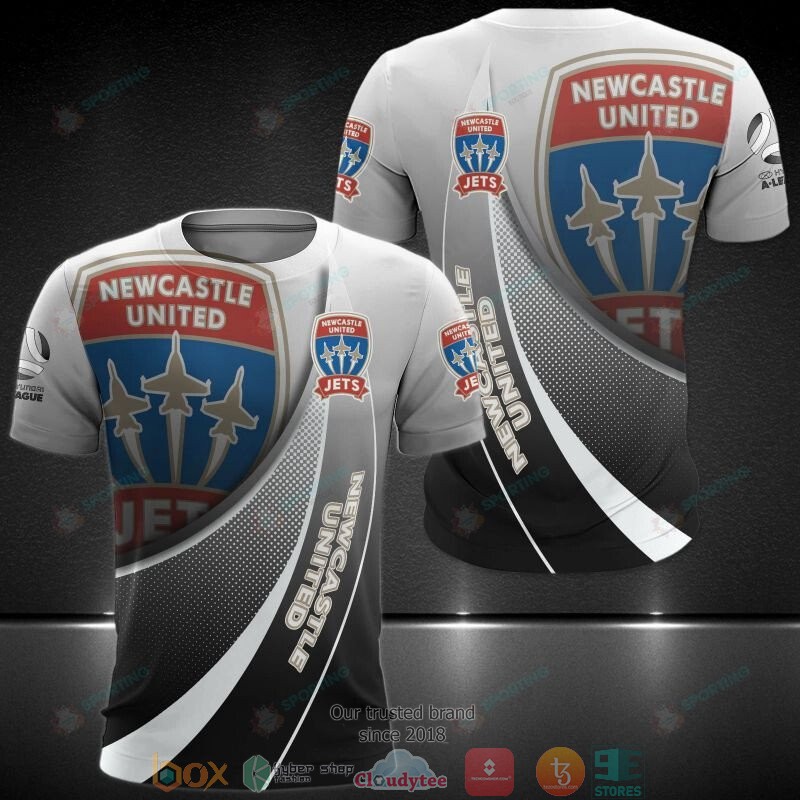 Newcastle Jets 3D Hoodie Newcastle Jets 3D Hoodie