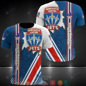 Newcastle Jets Fc Ute A-League 3D Shirt