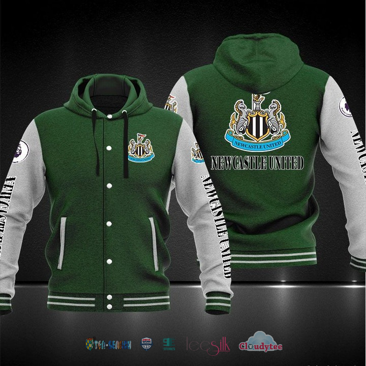 Newcastle United F.C Baseball Hoodie Jacket Newcastle United F.C Baseball Hoodie Jacket
