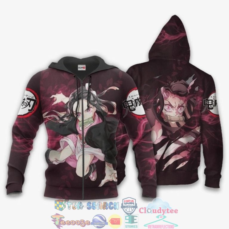 Nezuko-Kamado-Demon-Slayer-3D-Hoodie-2