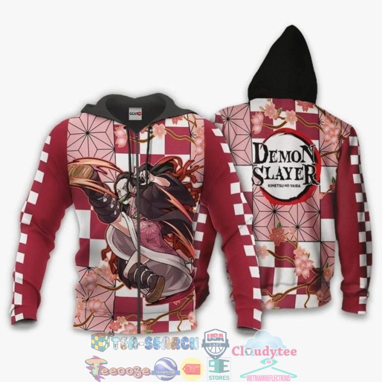 Nezuko-Kamado-Demon-Slayer-Anime-3D-Hoodie-2