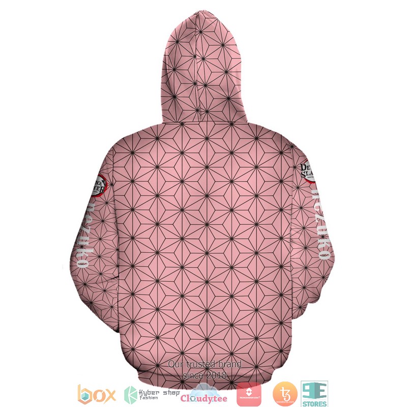 Nezuko Kimetsu Anime Merch 3D Hoodie Nezuko Kimetsu Anime Merch 3D Hoodie