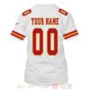 Nfl American Football League Personalized White 3D Hoodie