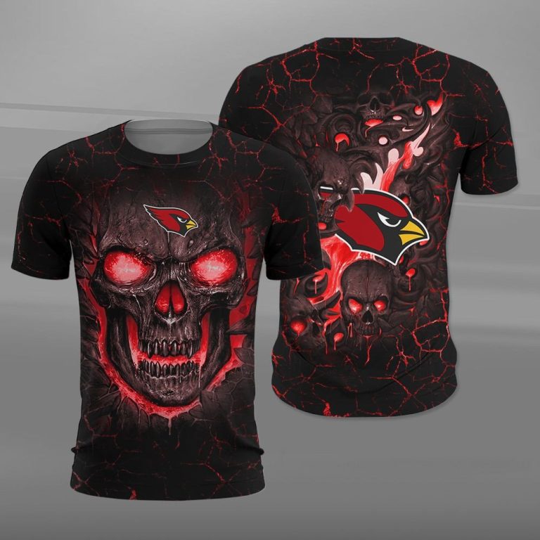 Nfl-Arizona-Cardinals-Fire-Skull-Lava-3D-Shirt-Hoodie-2