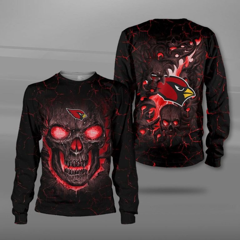 Nfl-Arizona-Cardinals-Fire-Skull-Lava-3D-Shirt-Hoodie-3