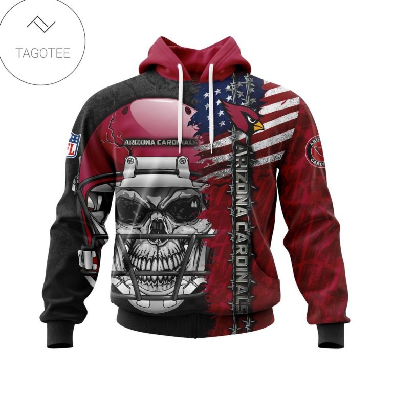 Nfl-Arizona-Cardinals-Skull-With-Helmets-2022-Hoodie-1