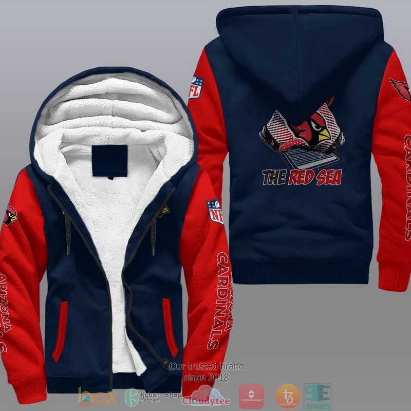 Nfl Arizona Cardinals The Red Sea Fleece Hoodie Nfl Arizona Cardinals The Red Sea Fleece Hoodie