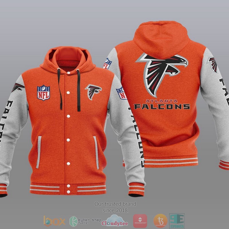 Nfl Atlanta Falcons Baseball Jacket Hoodie Nfl Atlanta Falcons Baseball Jacket Hoodie