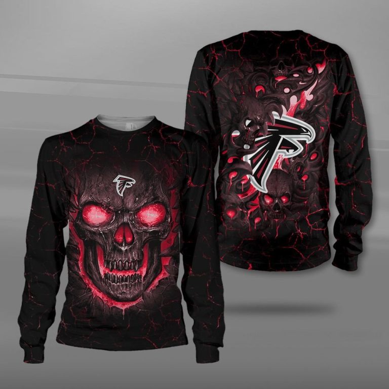 Nfl-Atlanta-Falcons-Fire-Skull-Lava-3D-Shirt-Hoodie-3