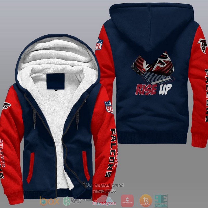 Nfl Atlanta Falcons Rise Up Fleece Hoodie Nfl Atlanta Falcons Rise Up Fleece Hoodie